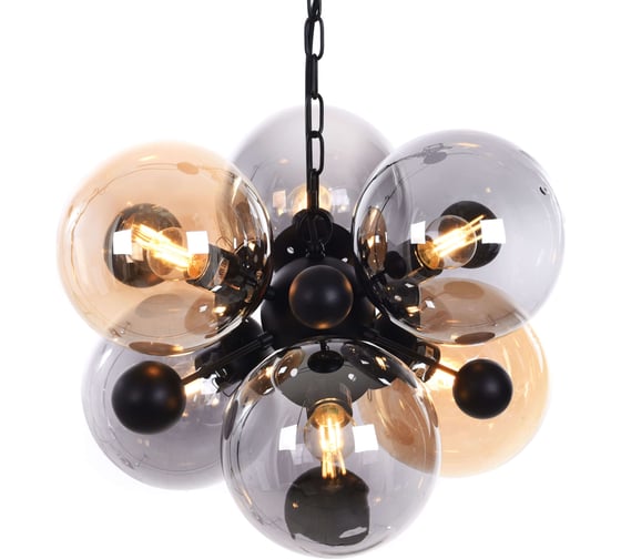 Подвесной светильник Lumina Deco Afrodis LDP 1138-6 AMB+GY