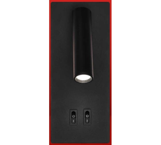 Светильник светодиодный IN HOME NOTA P1565-30BL 15Вт 6500К с подсветкой 3000К черный 4690612060200 1