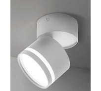 Светильник потолочный IN HOME НПБ-СПОТ-GX53 SBM-NL-WH с подсветкой 80x90мм белый 4690612052243