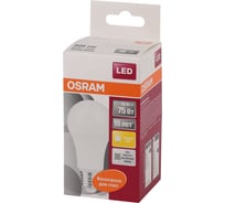 Светодиодная лампа Osram LED STAR A Стандарт 8,5 Вт E27 806 Лм 2700 К Теплый белый свет 4052899971554