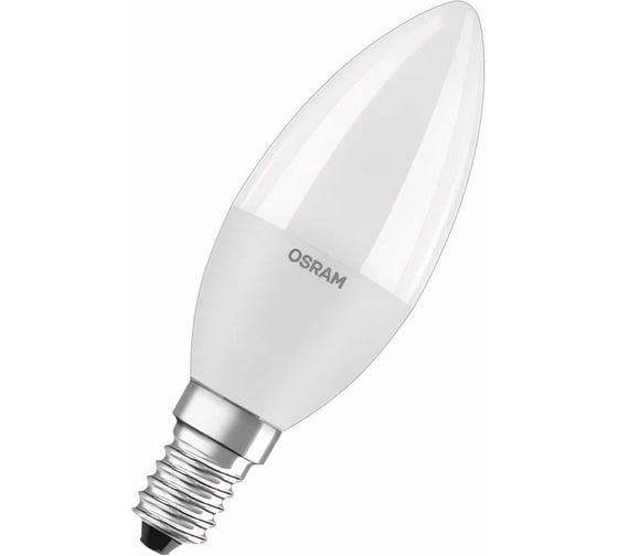 Светодиодная лампа Osram LED STAR B Свеча 7,5 Вт E14 806 Лм 2700К Теплый белый свет 4058075210684