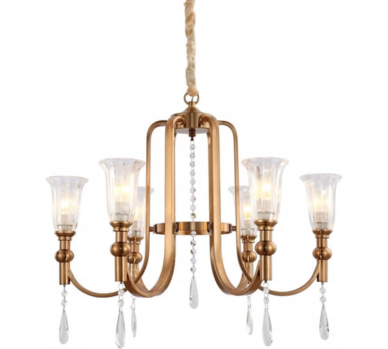 Подвесная люстра Lumina Deco Rionella LDP 8041-6 S.GD