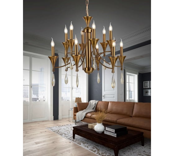 Подвесная люстра Lumina Deco Libero LDP 1230-12 MD
