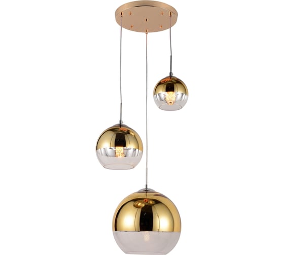 Подвесная люстра Lumina Deco Veroni LDP 1029-3 GD