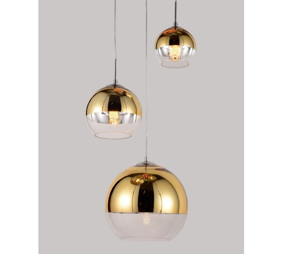 Подвесная люстра Lumina Deco Veroni LDP 1029-3 GD