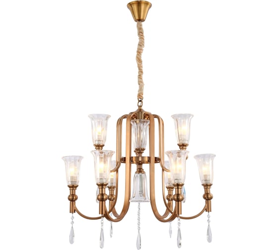 Подвесная люстра Lumina Deco Rionella LDP 8041-6+3 S.GD 1