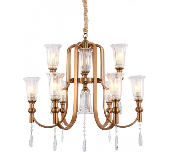 Подвесная люстра Lumina Deco Rionella LDP 8041-6+3 S.GD