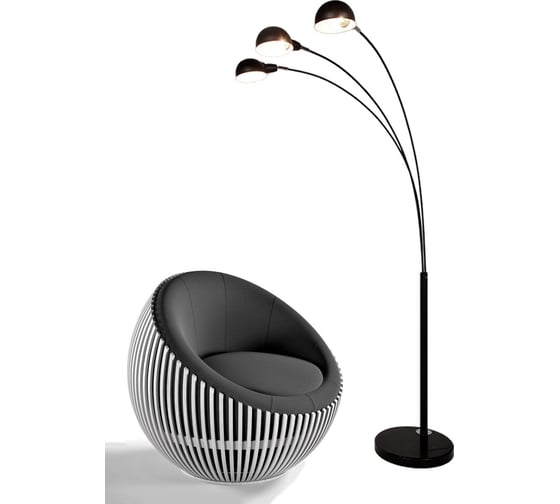 Торшер Lumina Deco Wallscot LDF 8801-3 BK
