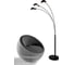 Торшер Lumina Deco Wallscot LDF 8801-3 BK 2