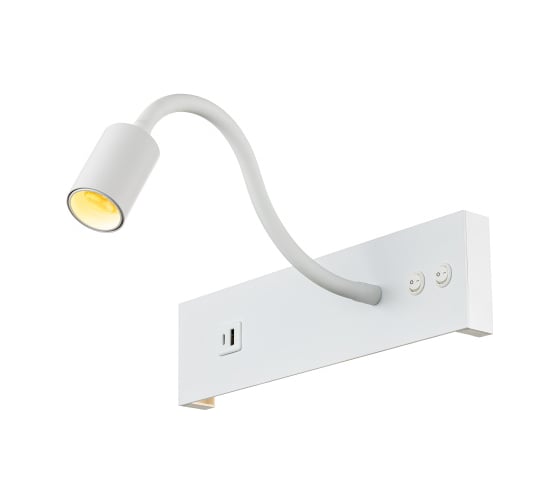 Светильник с выключателем Citilux Декарт LED USB Белый CL704470