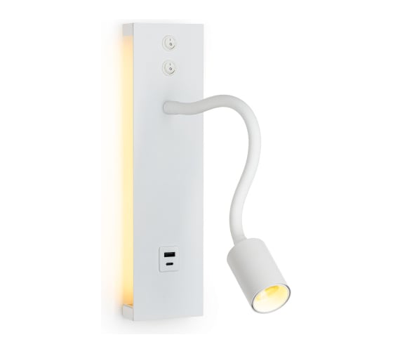 Светильник с выключателем Citilux Декарт LED USB Белый CL704470