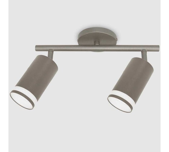 Накладной светильник на основании (спот) двойной General Lighting Systems Башня (D55*H100мм) GWL-2GU10-M-I 661835 1
