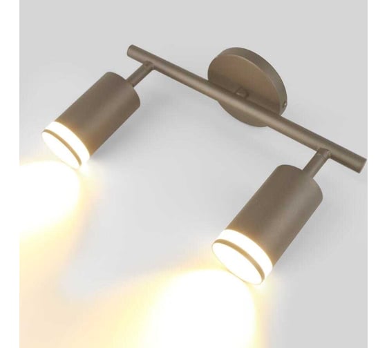 Накладной светильник на основании (спот) двойной General Lighting Systems Башня (D55*H100мм) GWL-2GU10-M-I 661835