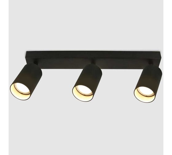 Накладной светильник на основании (спот) тройной General Lighting Systems Башня (100*D55*H100мм) GWL-3GU10 661825