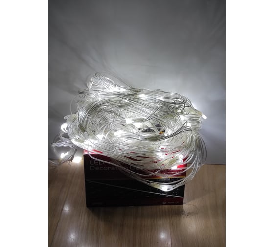 Светодиодная сетка GLQ, 176 диодов, 2x2 м, GLQ -401-2*2M-176-W 1