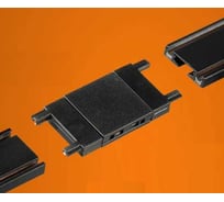 Коннектор для магнитного шинопровода iSVET MGN-CONN, прямой соединитель шина, черный MGN-CONN-1-4