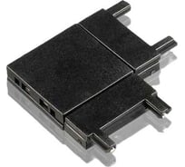 Коннектор для магнитного шинопровода iSVET MGN-CONN, угловой соединитель шина, черный MGN-CONN-2-4