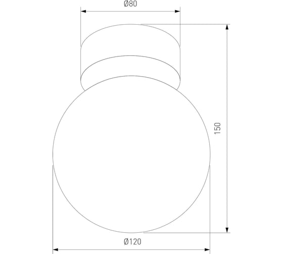 Настенный светильник со стеклянным плафоном TK Lighting 10256 Estera a068601