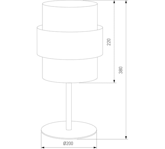 Настольный светильник TK Lighting 5404 Calisto черный/коричневый a068 a068438