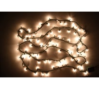 Электрическая гирлянда GLQ, 100 микроламп, длина 4 м, 8 режимное свечения NEW RICE 100