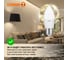 Светодиодная лампочка OSRAM LED STAR CLB100 9W/827 230VFR E27 10x1 RU 4099854327636 5