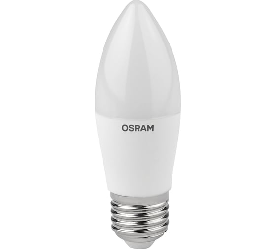 Светодиодная лампочка OSRAM LED STAR CLB100 9W/840 230VFR E27 10x1 RU 4099854327674 1