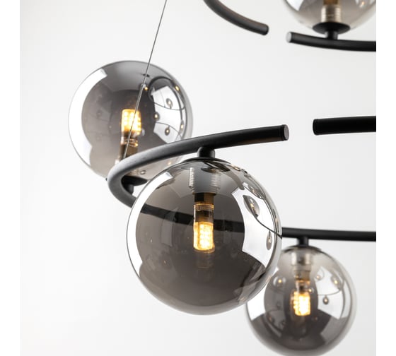 Подвесной светильник TK Lighting 6845 Anabelle черный/графит a068410