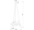 Подвесной светильник TK Lighting 6845 Anabelle черный/графит a068410 2