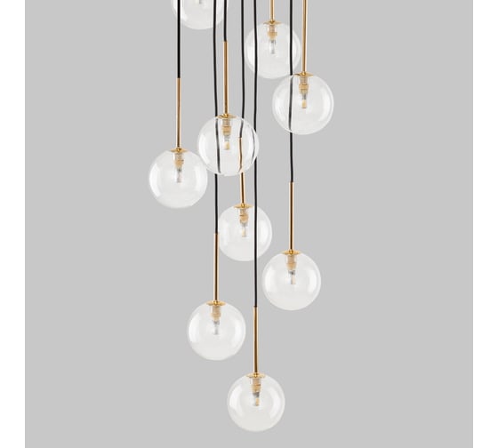 Подвесной светильник TK Lighting со стеклянными плафонами 5944 Nilos a068679