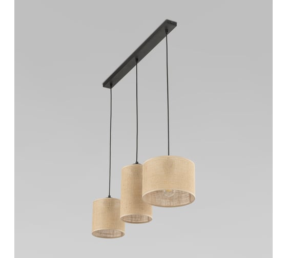 Подвесной светильник TK Lighting с тканевыми абажурами 4954 Juta беже a068752