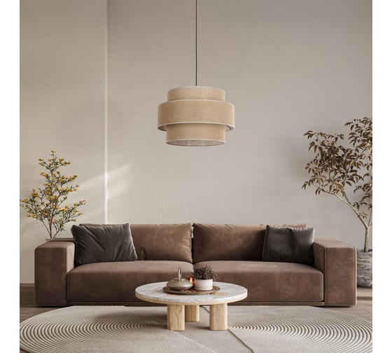 Подвесной светильник TK Lighting 5402 Calisto черный/коричневый a0684 a068437
