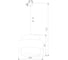 Подвесной светильник TK Lighting 5402 Calisto черный/коричневый a0684 a068437 2