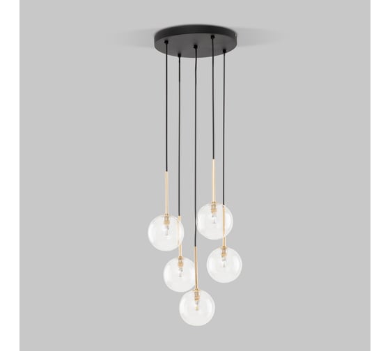Подвесной светильник TK Lighting со стеклянными плафонами 5943 Nilos a068680 1