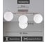 Люстра поворотная с пультом Citilux DORSY LED, матовый хром CL223141 9