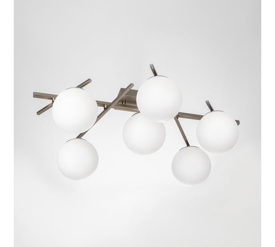 Люстра поворотная с пультом Citilux DORSY LED, матовый хром CL223161