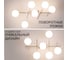 Люстра поворотная с пультом Citilux DORSY LED, матовый хром CL223161 22