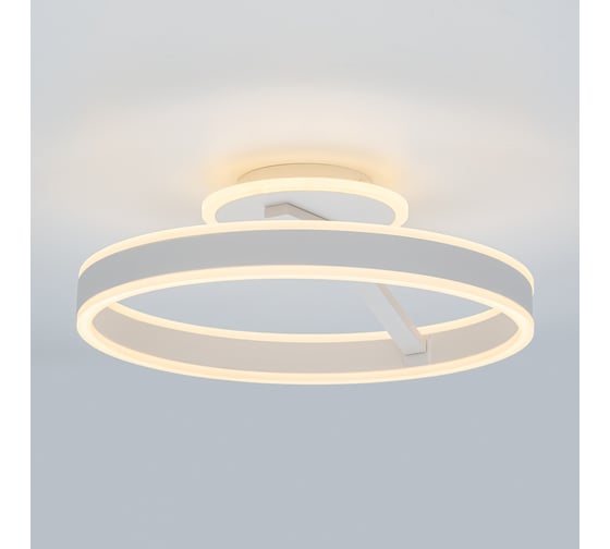 Люстра с пультом Citilux Дуэт LED, белая CL719740