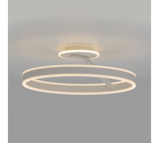 Люстра с пультом Citilux Дуэт LED, белая CL719750