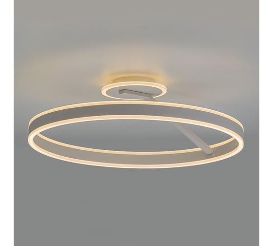 Люстра с пультом Citilux Дуэт LED, белая CL719750