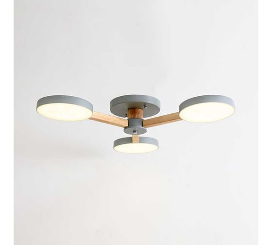 Потолочная люстра IMPERIUMLOFT TURNA 3 Gray 178332-26