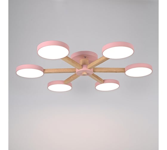 Потолочная люстра IMPERIUMLOFT TURNA 6 Pink 178339-26