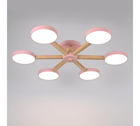 Потолочная люстра IMPERIUMLOFT TURNA 6 Pink 178339-26