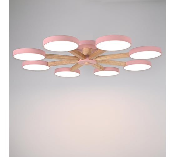 Потолочная люстра IMPERIUMLOFT TURNA 8 Pink 178343-26