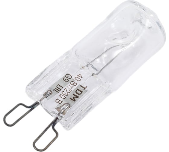 Капсульная галогенная лампа TDM JCD - 40 Вт - 230 В - G9 прозрачная SQ0341-0056