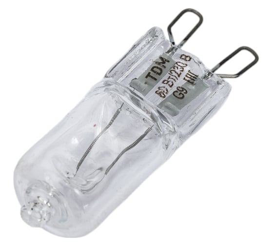 Капсульная галогенная лампа TDM JCD - 60 Вт - 230 В - G9 прозрачная SQ0341-0058