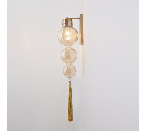 Бра IMPERIUMLOFT Heathfield Lighting - Medina Wall brass/amber 177914-22
