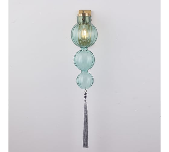 Бра IMPERIUMLOFT Heathfield Lighting - Medina Wall brass/blue 177913-22