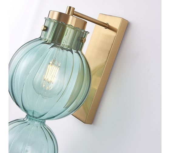 Бра IMPERIUMLOFT Heathfield Lighting - Medina Wall brass/blue 177913-22