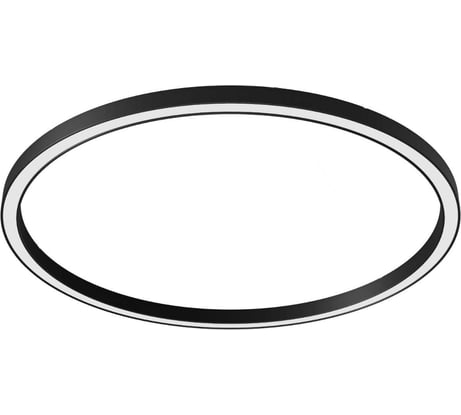 Потолочный светодиодный светильник ВСЕСВЕТОДИОДЫ Ring 85Вт, D1000x50, 4000К, черный, накладной, IP40 vs-ds-Ring-D1000x50-85w-4k-b