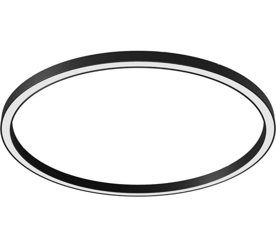 Потолочный светодиодный светильник ВСЕСВЕТОДИОДЫ Ring 85Вт, D1000x50, 4000К, черный, накладной, IP40 vs-ds-Ring-D1000x50-85w-4k-b